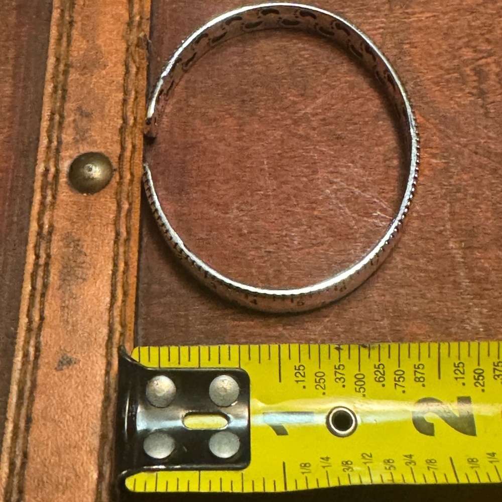 Silver Measuring bangle - Picture 3 of 6